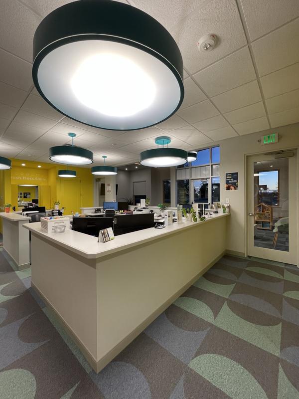 Front desk and check-in counter